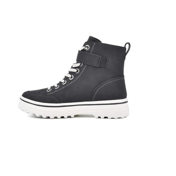 NWT Cliffs by White Mountain Gordon Black Bootie Boots Black/Khaki Shoe Size: 8 - Picture 3 of 9